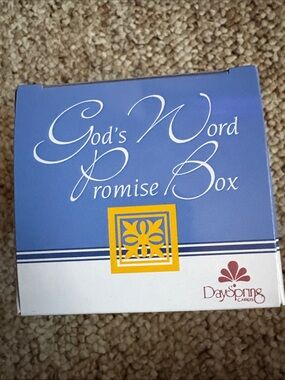DaySpring God's Word Promise Box - Blue